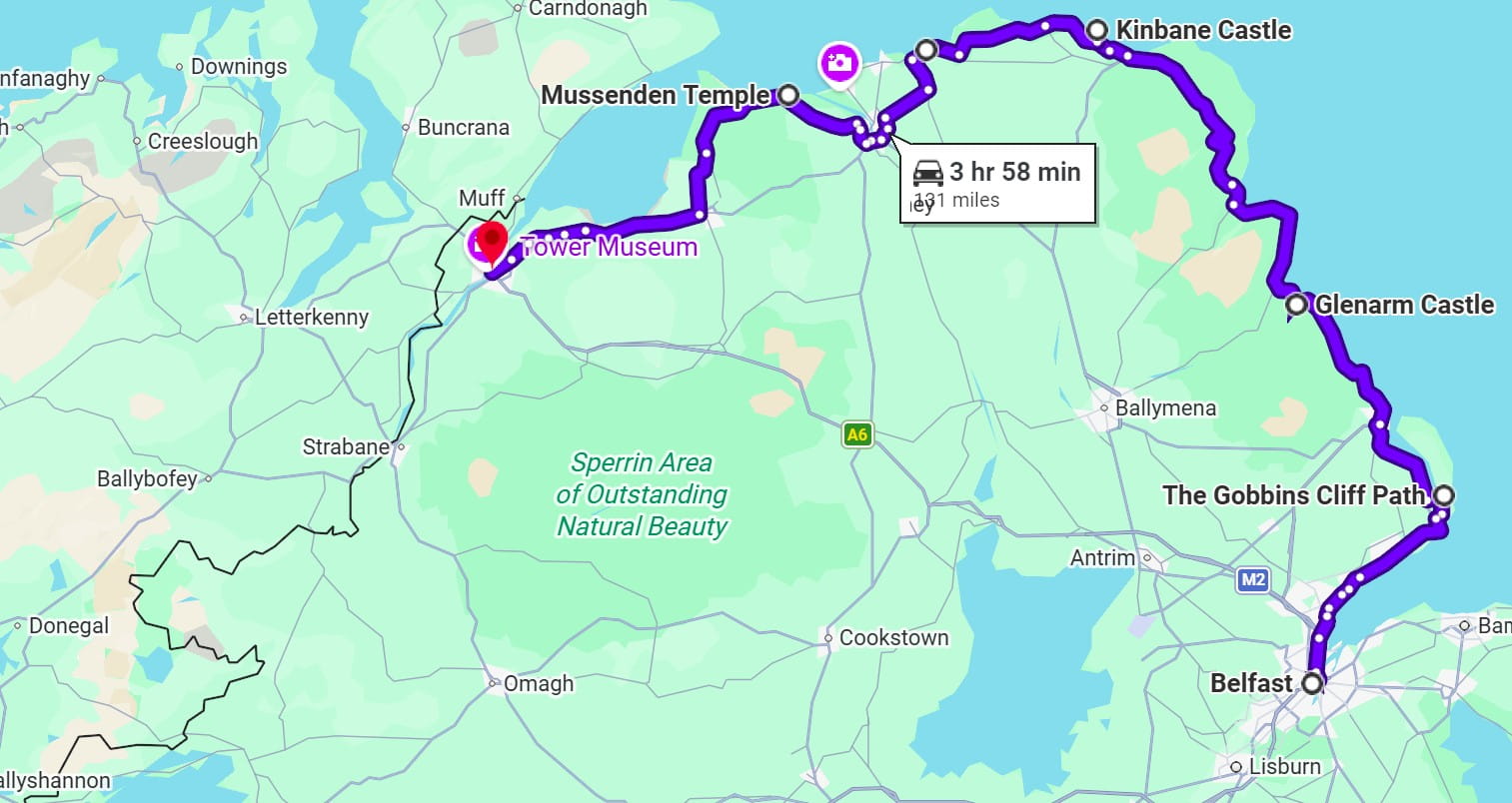 Glens & Coastal Route