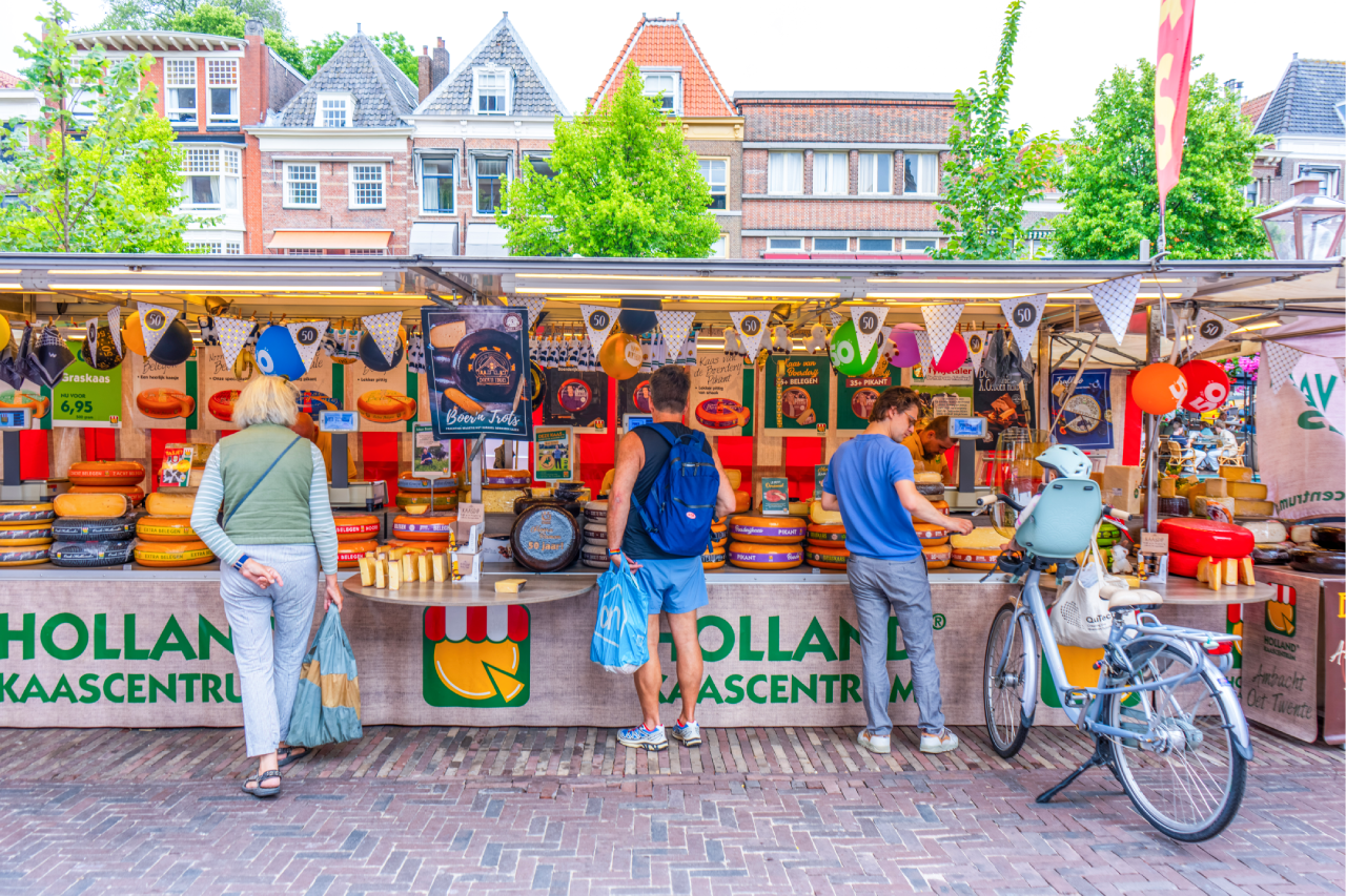 local food market in Leiden