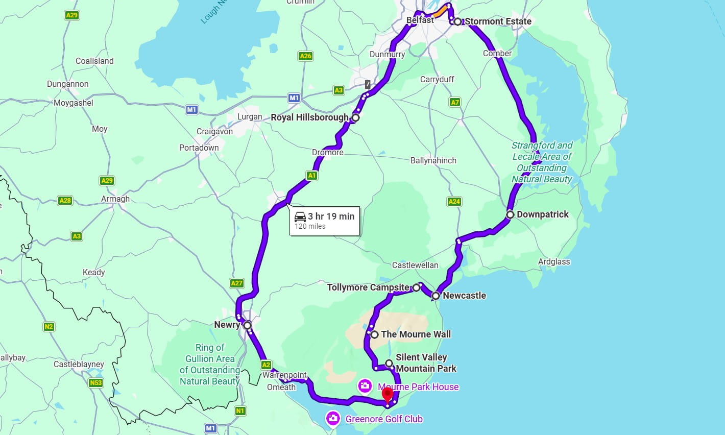 Mourne Mountain Loop