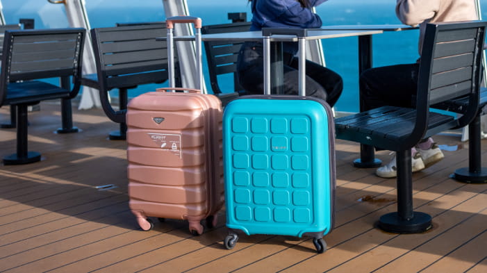 Luggage limits for ferry to France