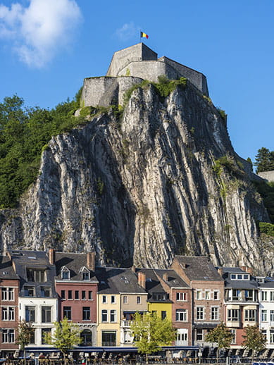 The view of the citadel in Dinant