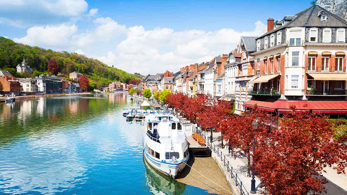 River in Dinant Belgium