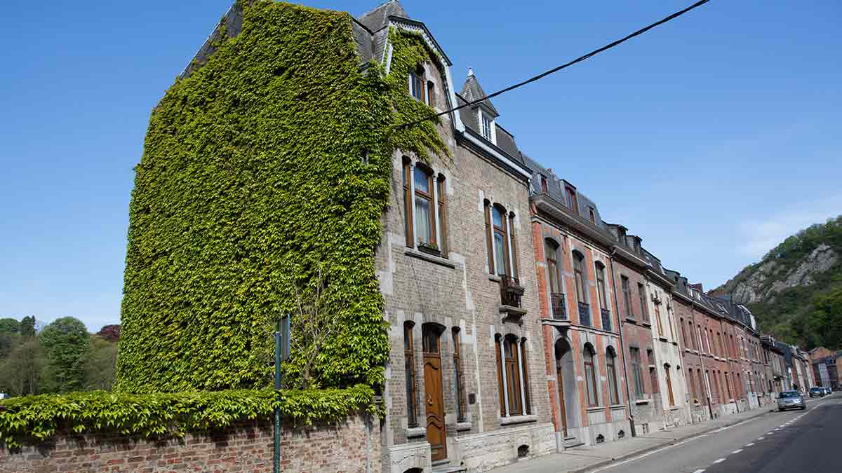 Streetview in Dinant, Belgium