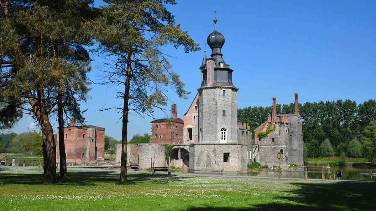 Havre Castle in Mons Belgium