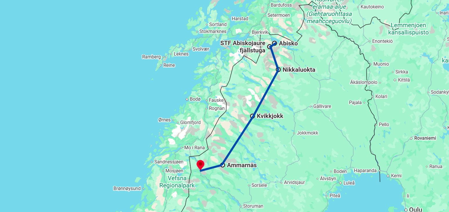 Kungsleden Route
