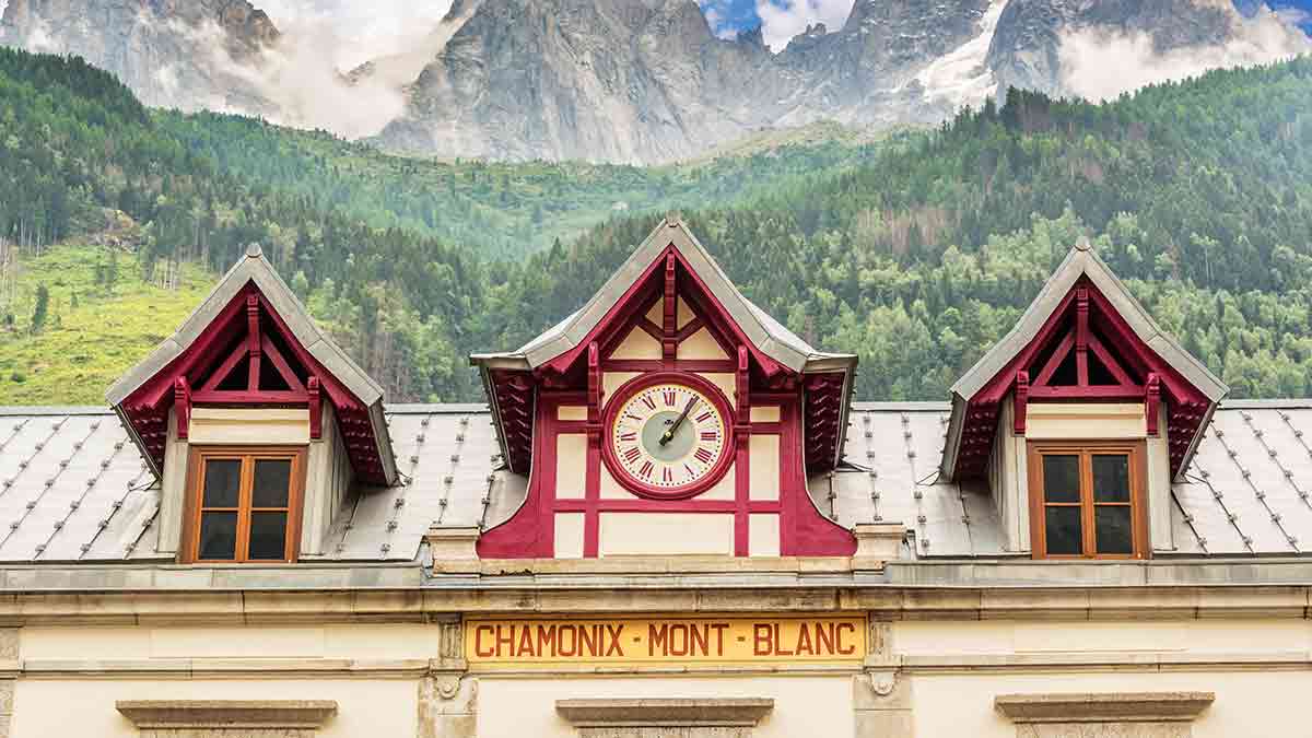 Old Chamonix Train Station in France
