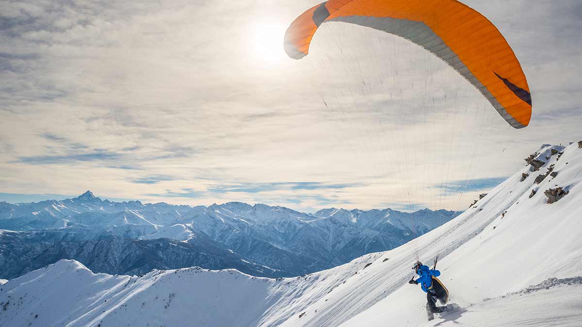 Paragliding in the French Alps, Chamonix