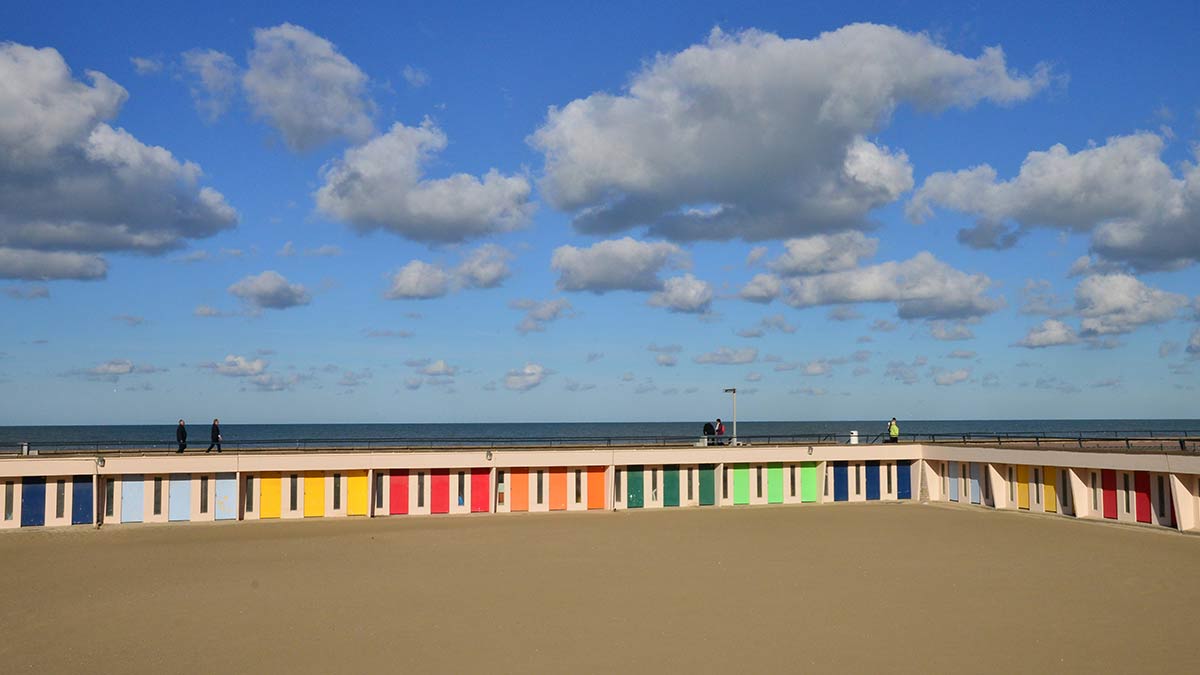 Beach huts in Le Touquet
