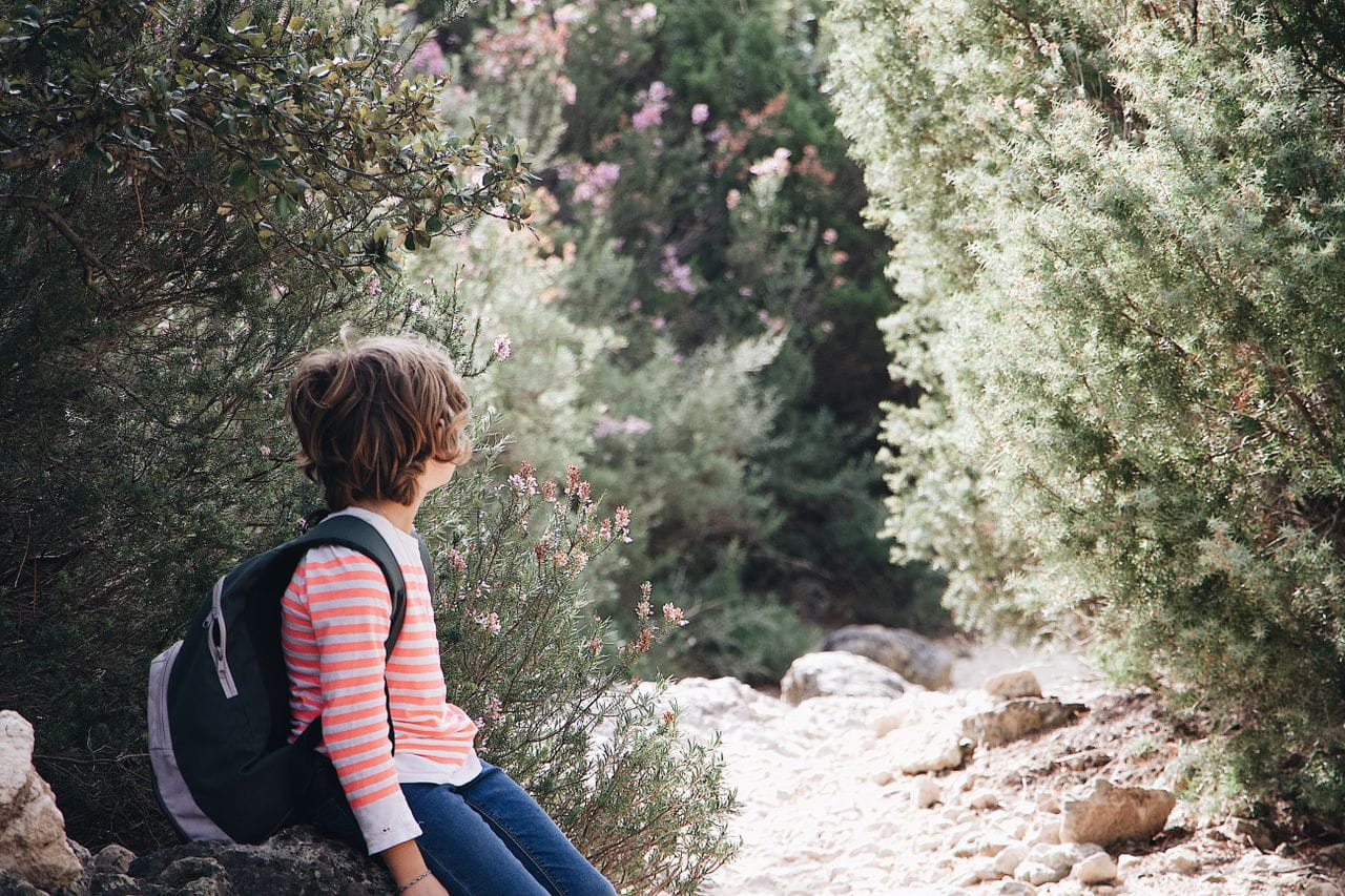 Kid Backpacking Across Europe
