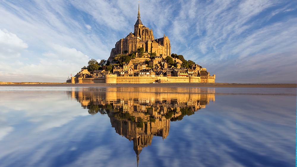 Le Mont Saint Michel in Normandy, France
