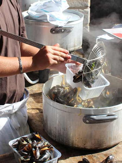 Mussel Stand in Lille, France