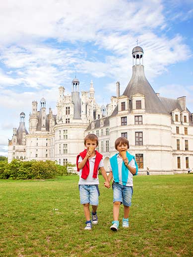 Chateau Chambord in Loire Valley