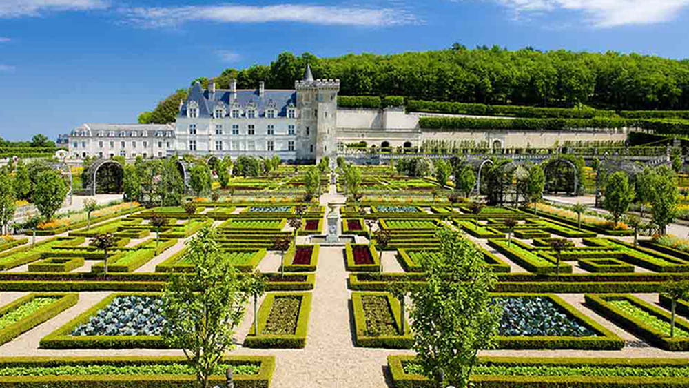 Villandry Castle And Gardens in Loire Valley