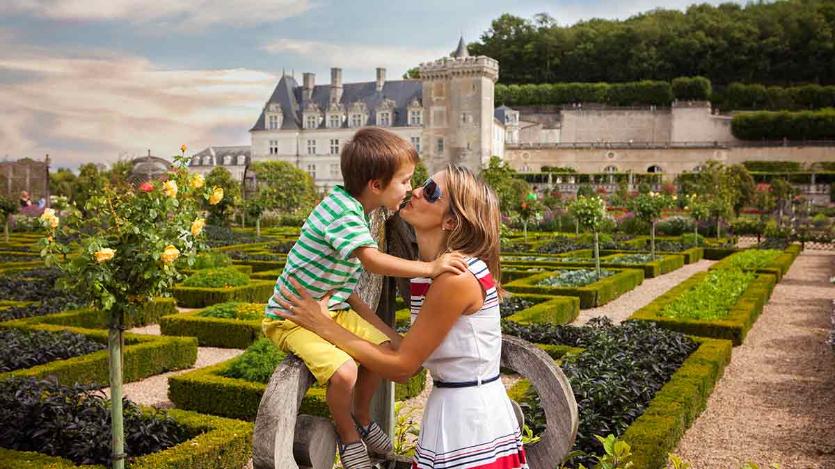 Villandry Castle in Loire Valley