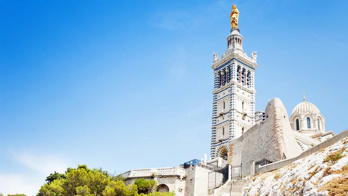 Bascilica Notre Dame in Marseille, France