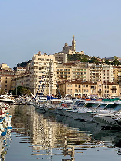 Marseille Port in France