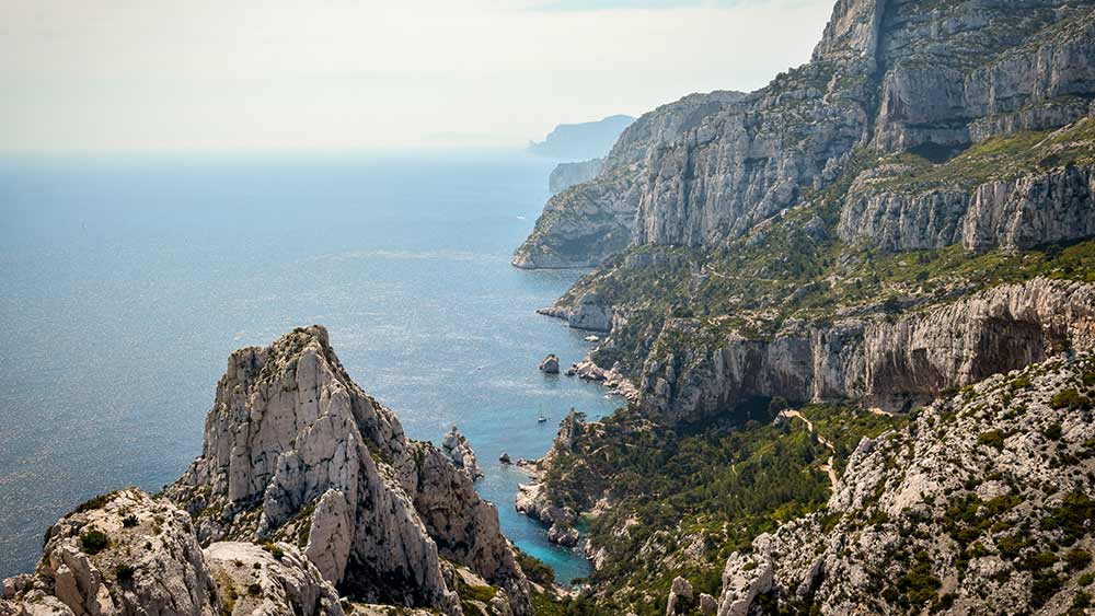 Calanque in Marseille France