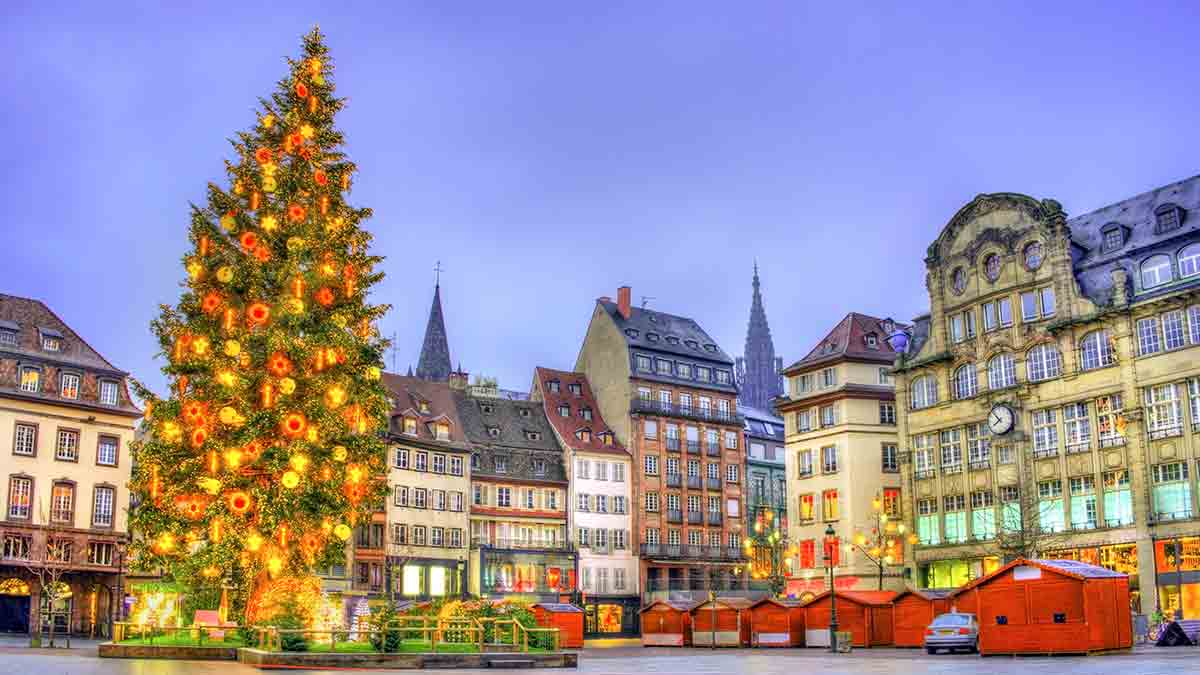 Christmas Market Decorations in Strasbourg
