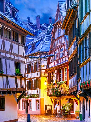 Old town architecture in Stasbourg