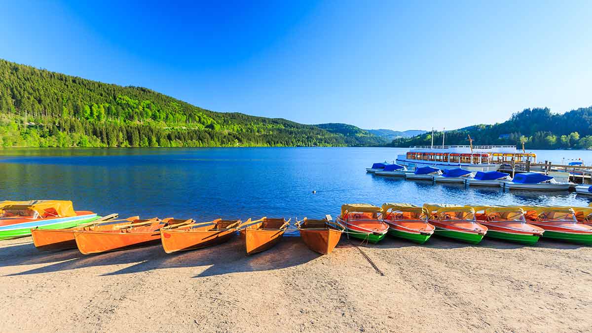 Lake Titisee in Black Forest, Germany