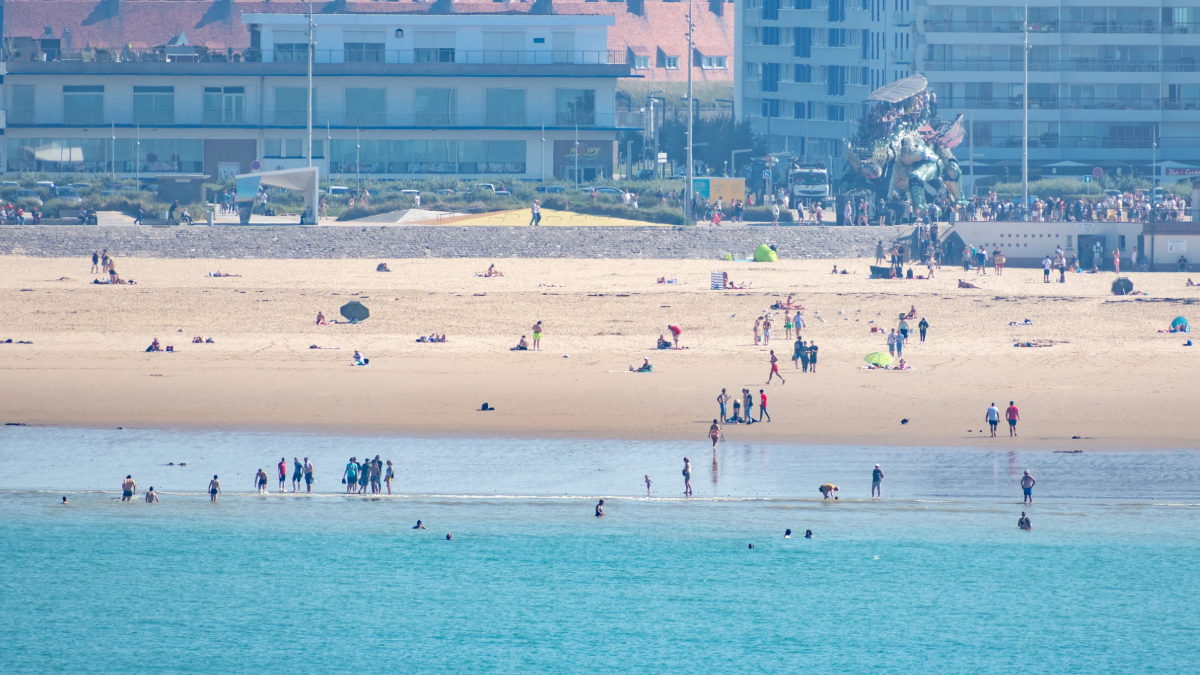 Beach in North France