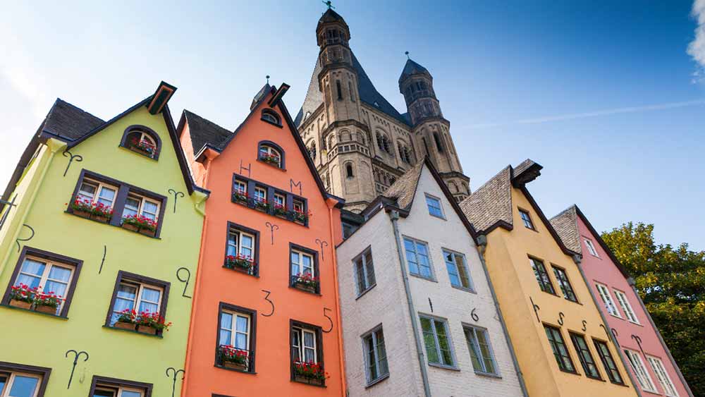 Old town in Cologne, Germany