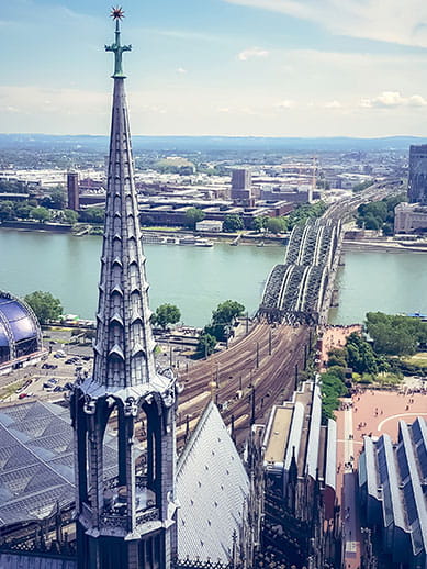 Cologne Skyline in Germany