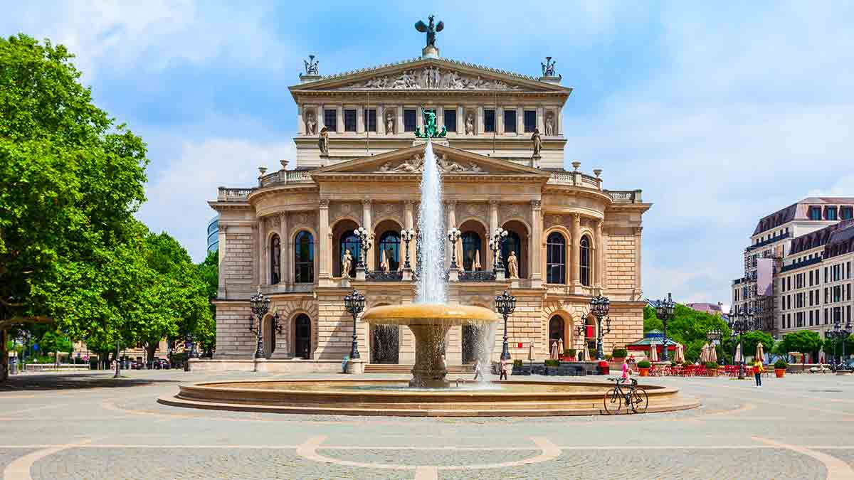 Old opera house in Frankfurt
