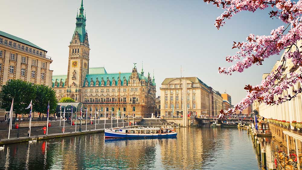 Hamburg Town Hall in Germany
