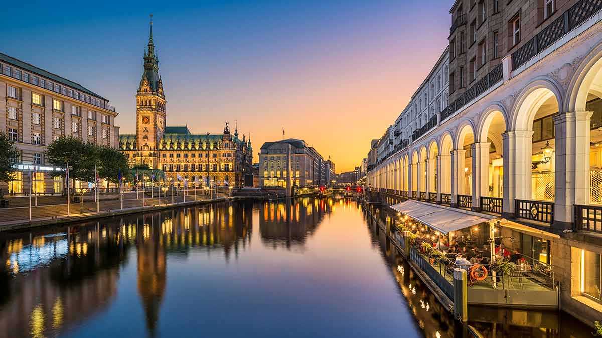 City Hall in Hamburg, Germany