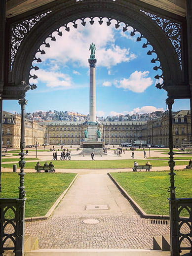 Castle Square in Stuttgart