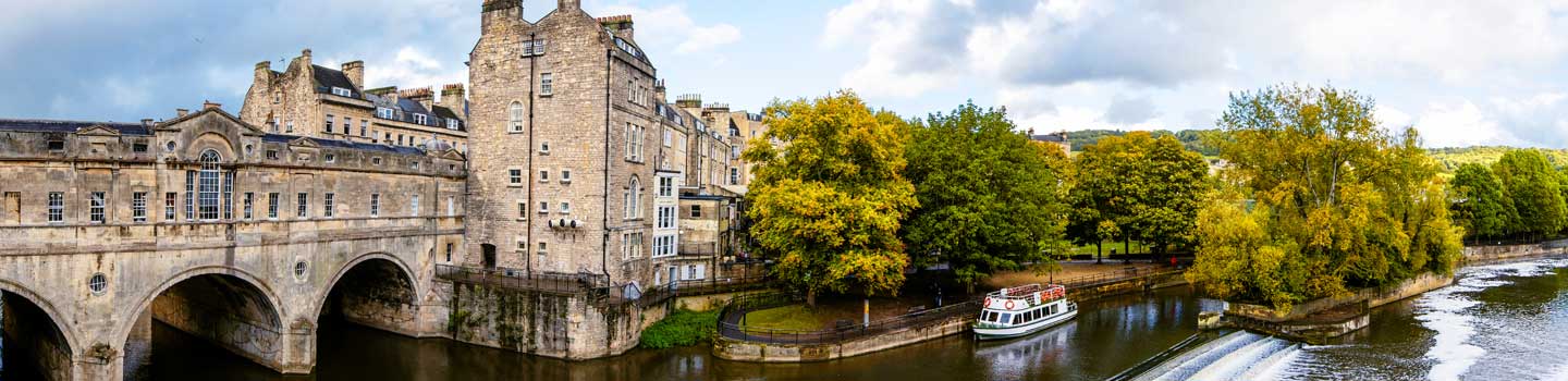 Pulteney Bridge in Bath in Engeland