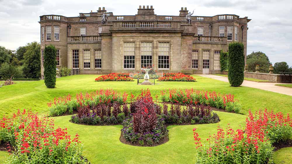 Les jardins classiques du Lyme Hall