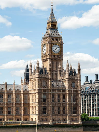 Big Ben Clock Tower in London