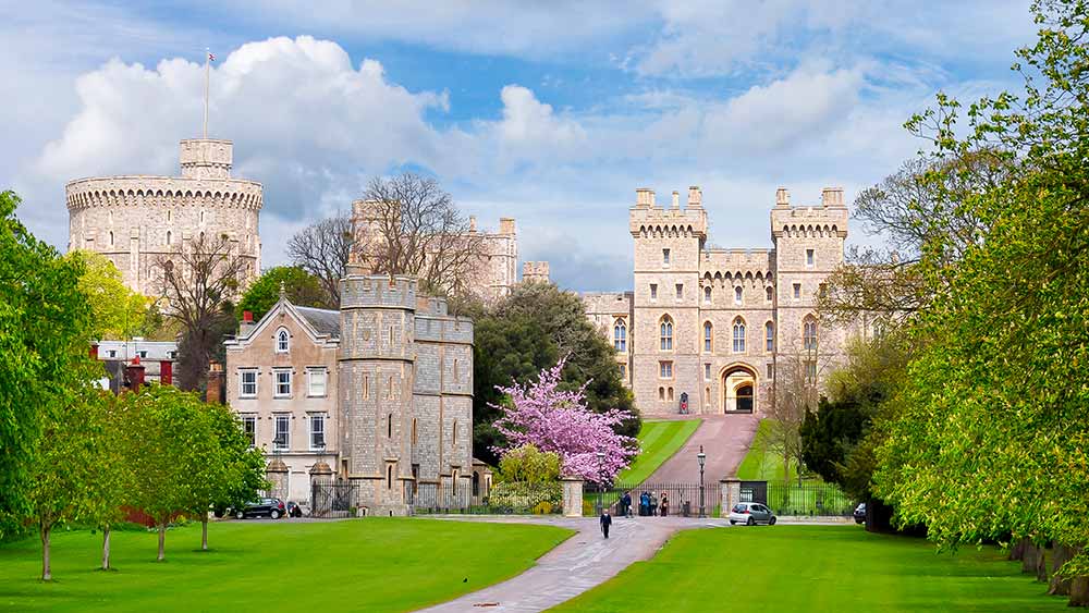 Le château de Windsor en Angleterre
