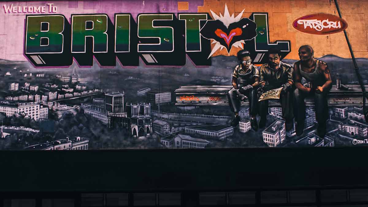 Bristols Straßenkunst-Wandgemälde