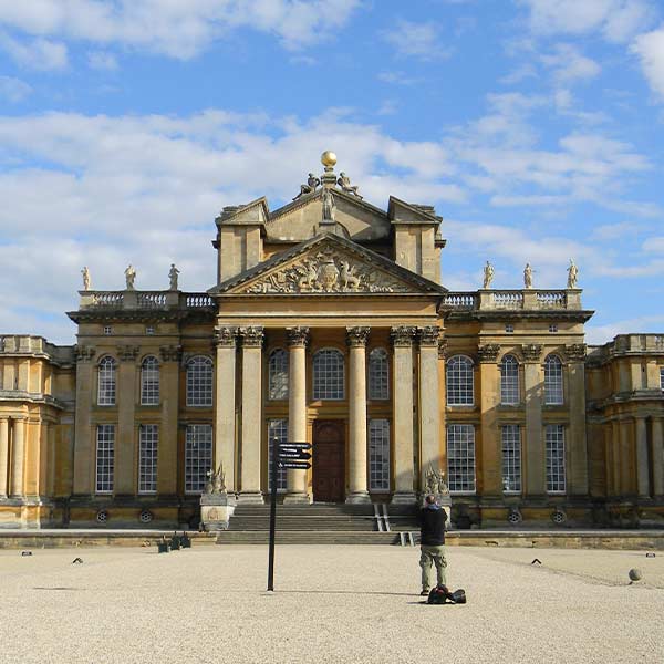 Blenheim Palace in Oxfordshire Engeland