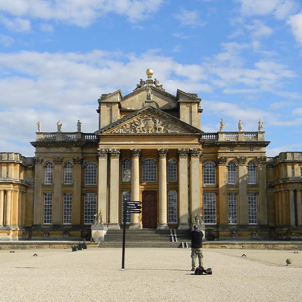 Blenheim Palace in Oxfordshire England
