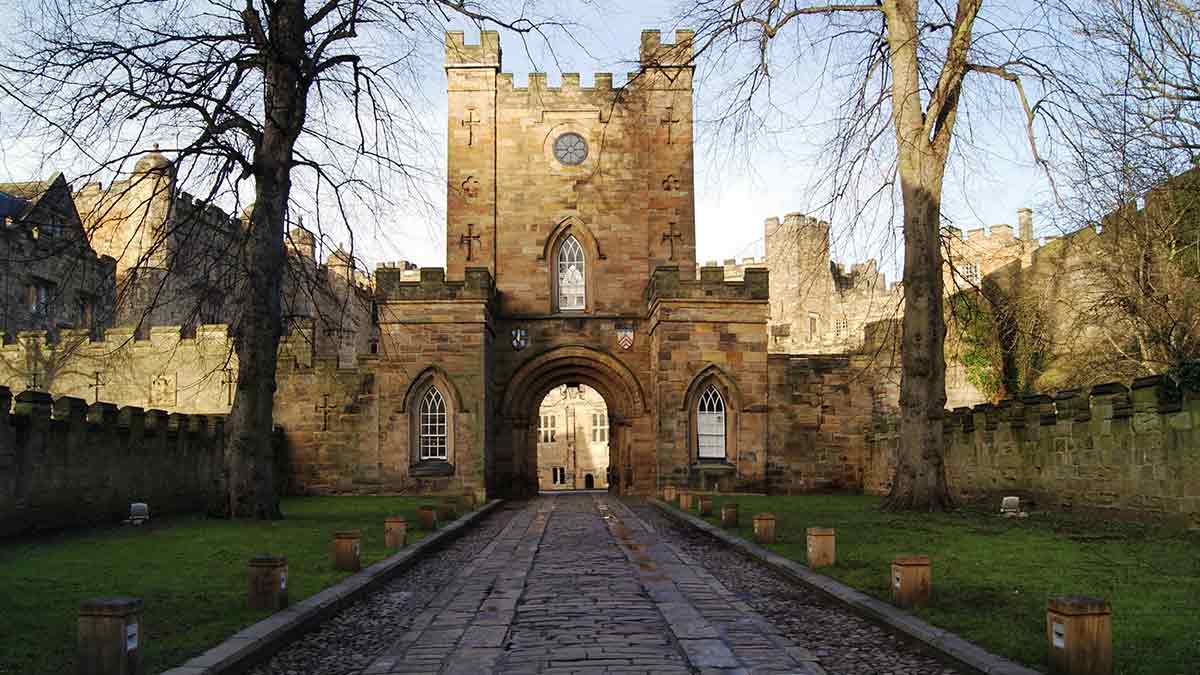 Zamek Durham w Anglii