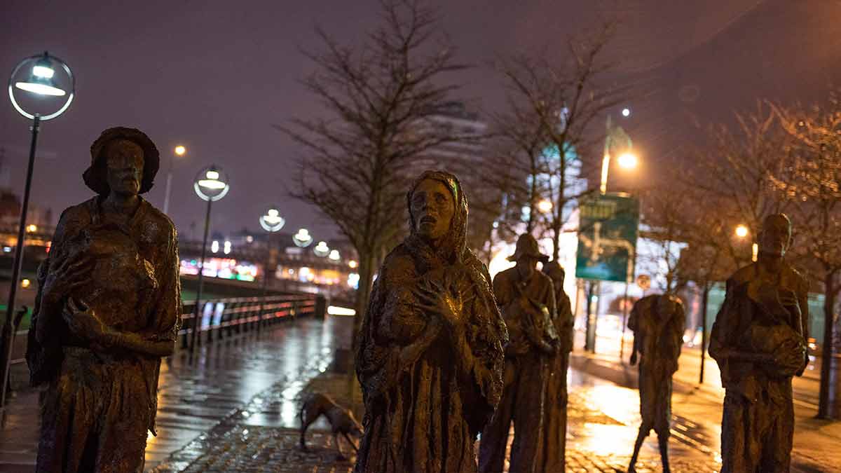 Famine-Denkmal in Dublin