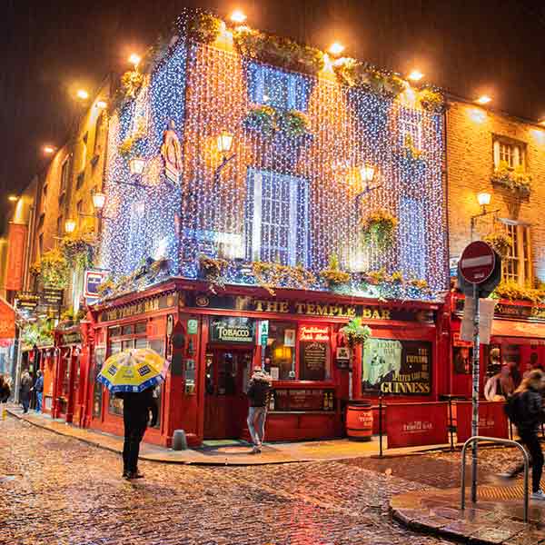 Temple-bar in Dublin, Ireland