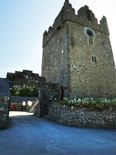 Wieża strażnicza zamku w Irlandii Północnej