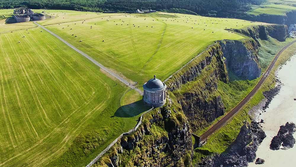 Mussenden Temple downhill in Demesne Ireland