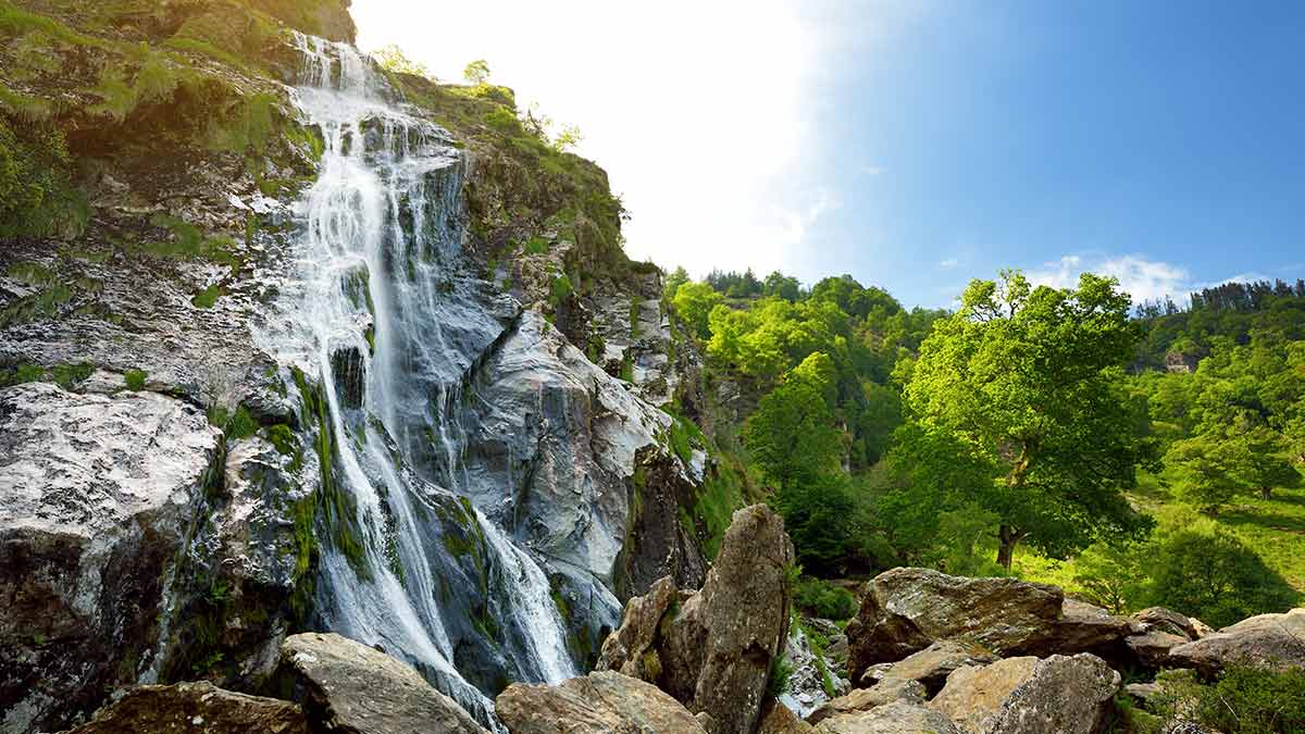 Powerscourt-Wasserfall in Irland