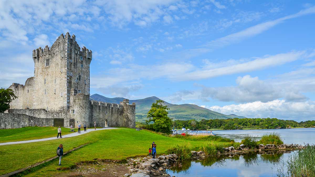 Ross Castle in Ierland