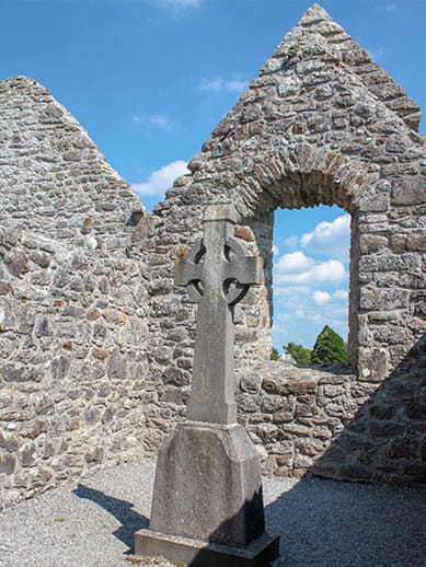 Ruins of an old church in Ireland