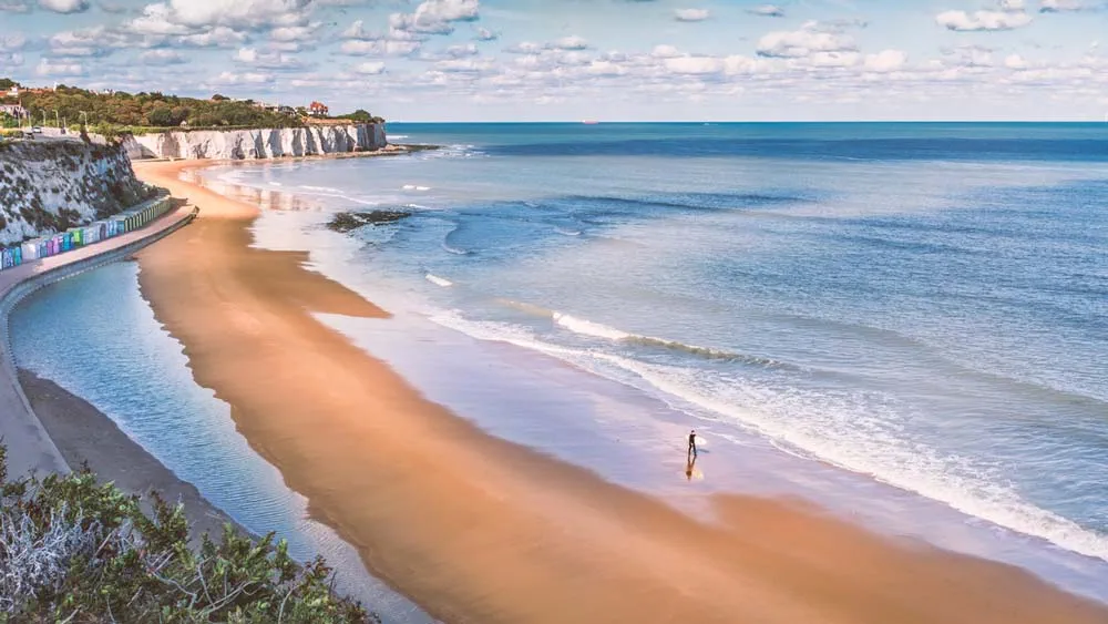 Botany Bay in Broadstairs, Kent, England