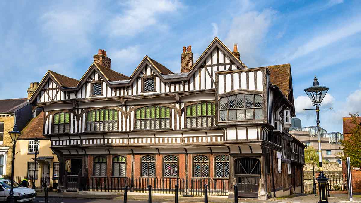 Maison Tudor à Southampton