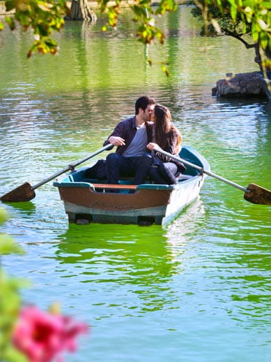 Rowing boat in Yorkshire