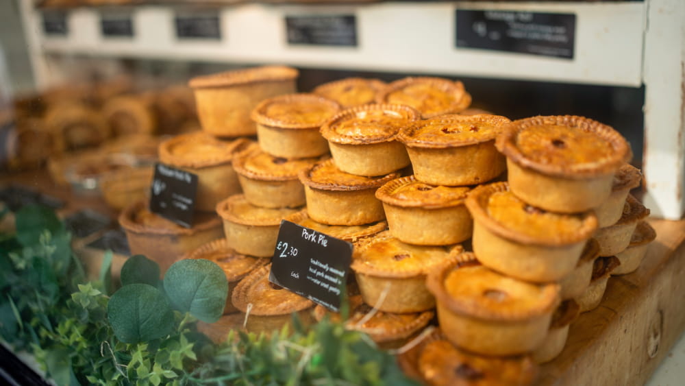 Pie shop in York, England
